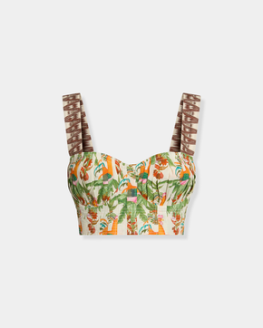 Dalia Top in Midsummer Print