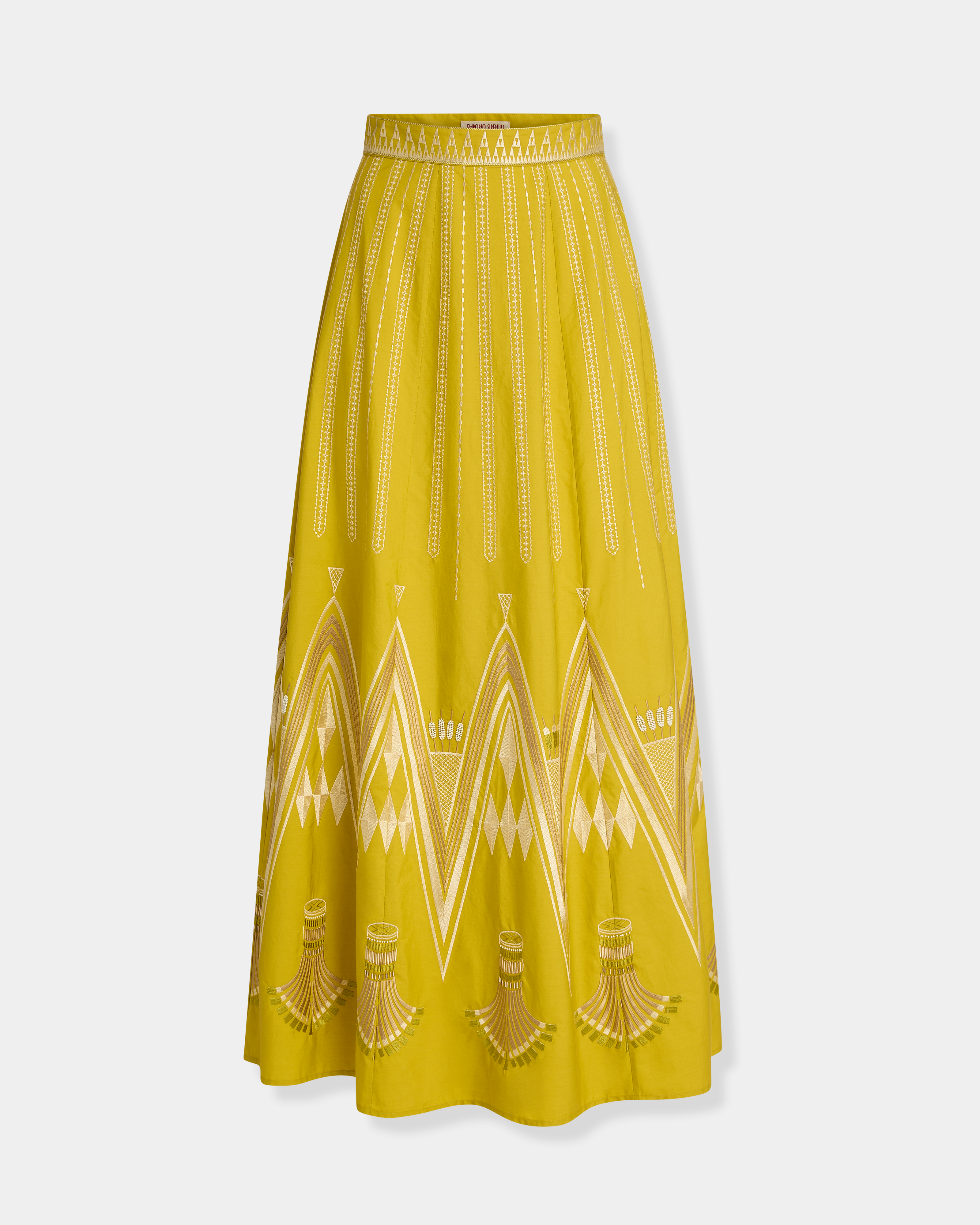 Camille Skirt with Papyrus Embroidery