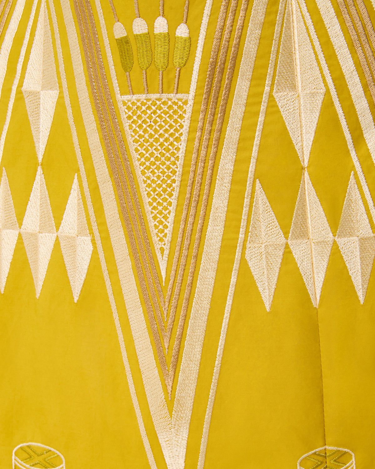Camille Skirt with Papyrus Embroidery