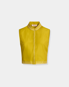 Andorra Top with Papyrus Embroidery