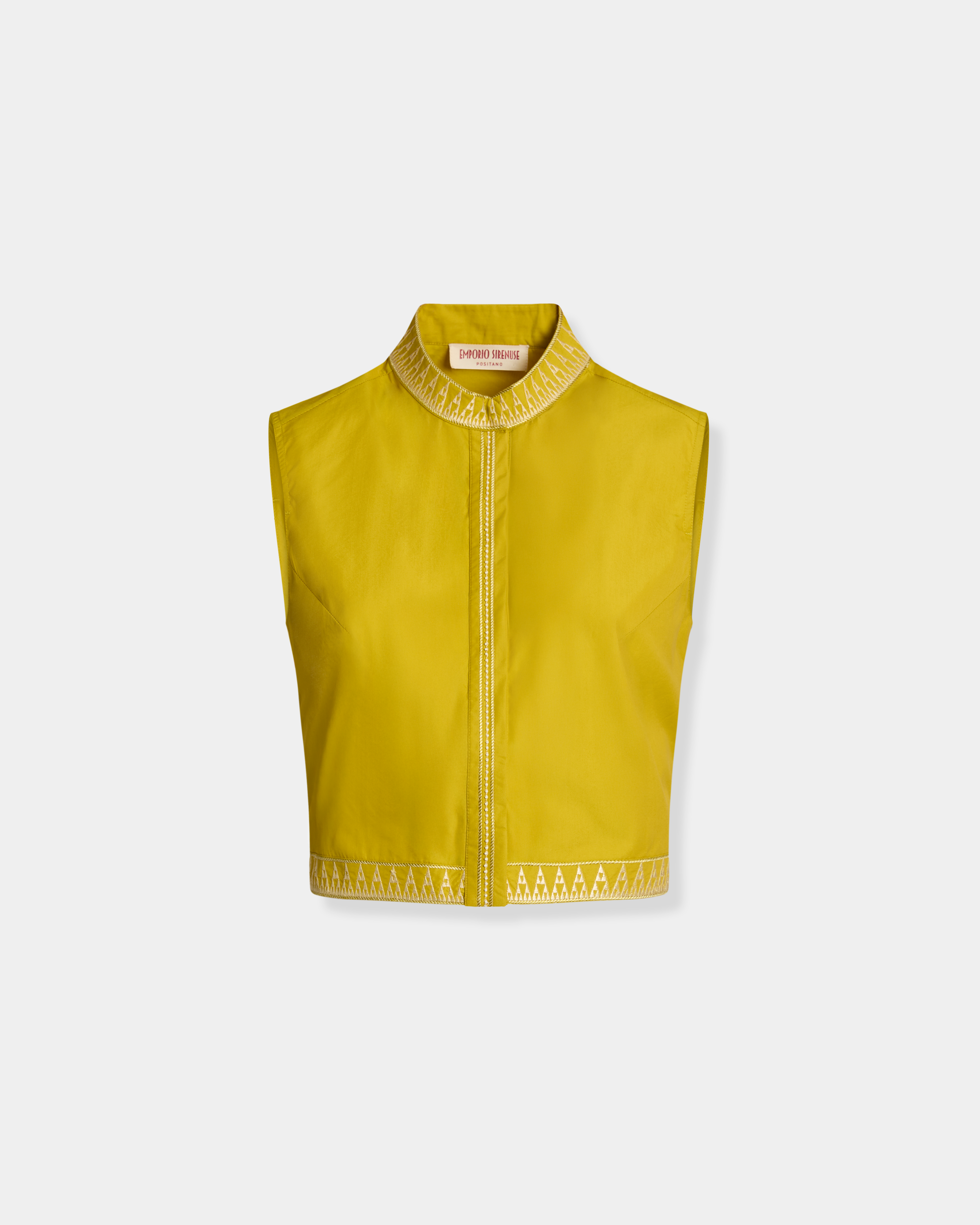 Andorra Top with Papyrus Embroidery