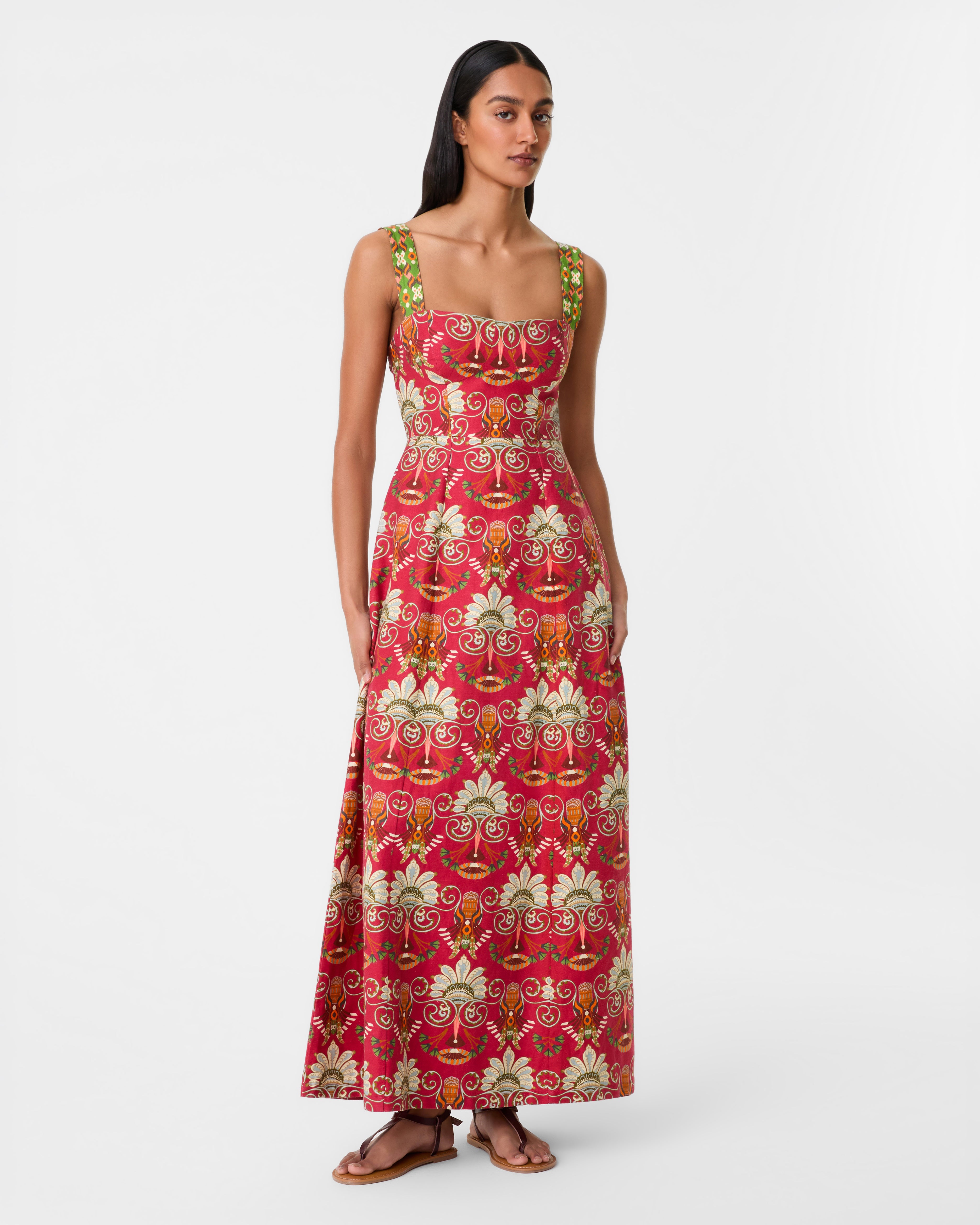 Azzurra Dress in River Valley Print