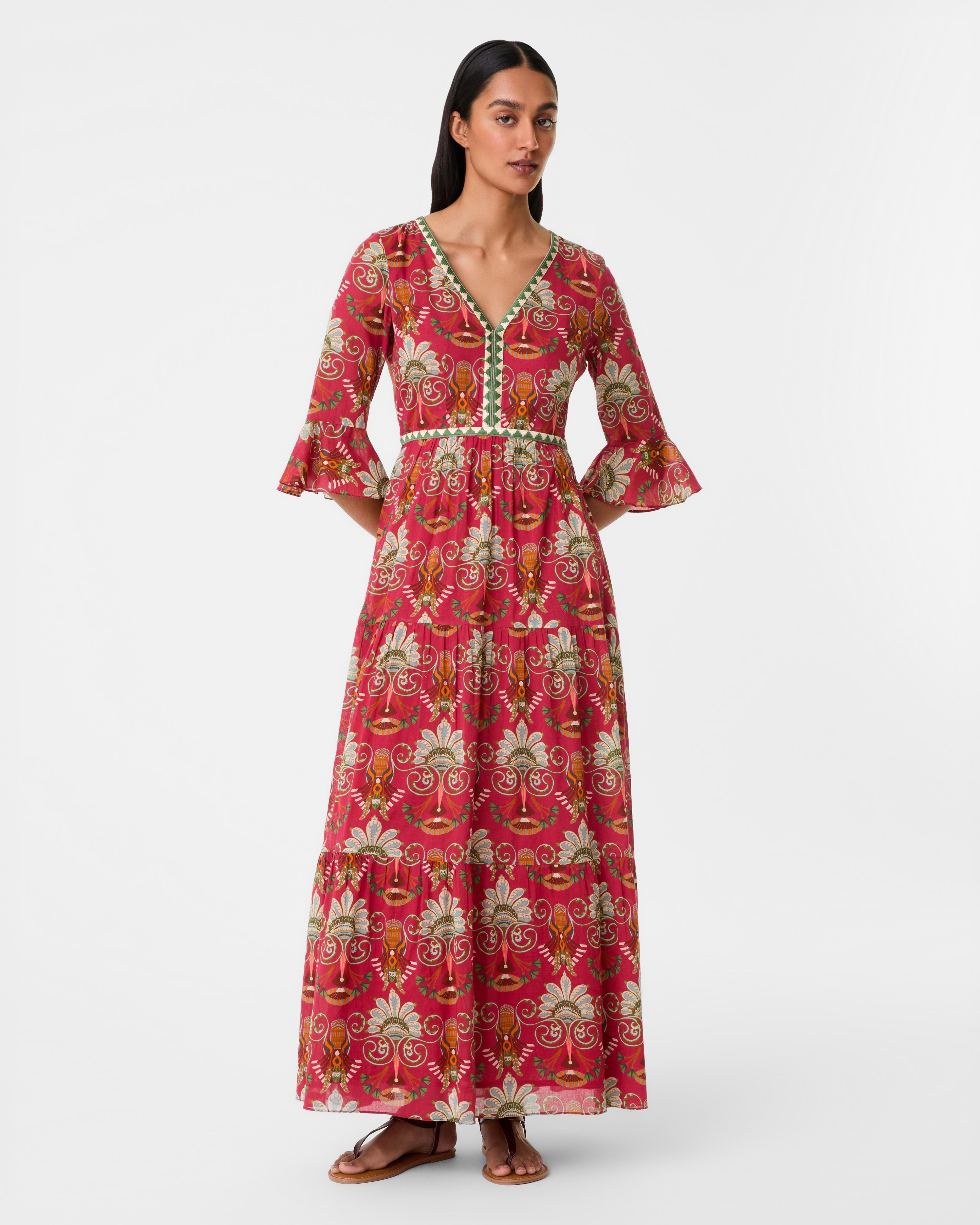 Bella Dress in River Valley Print