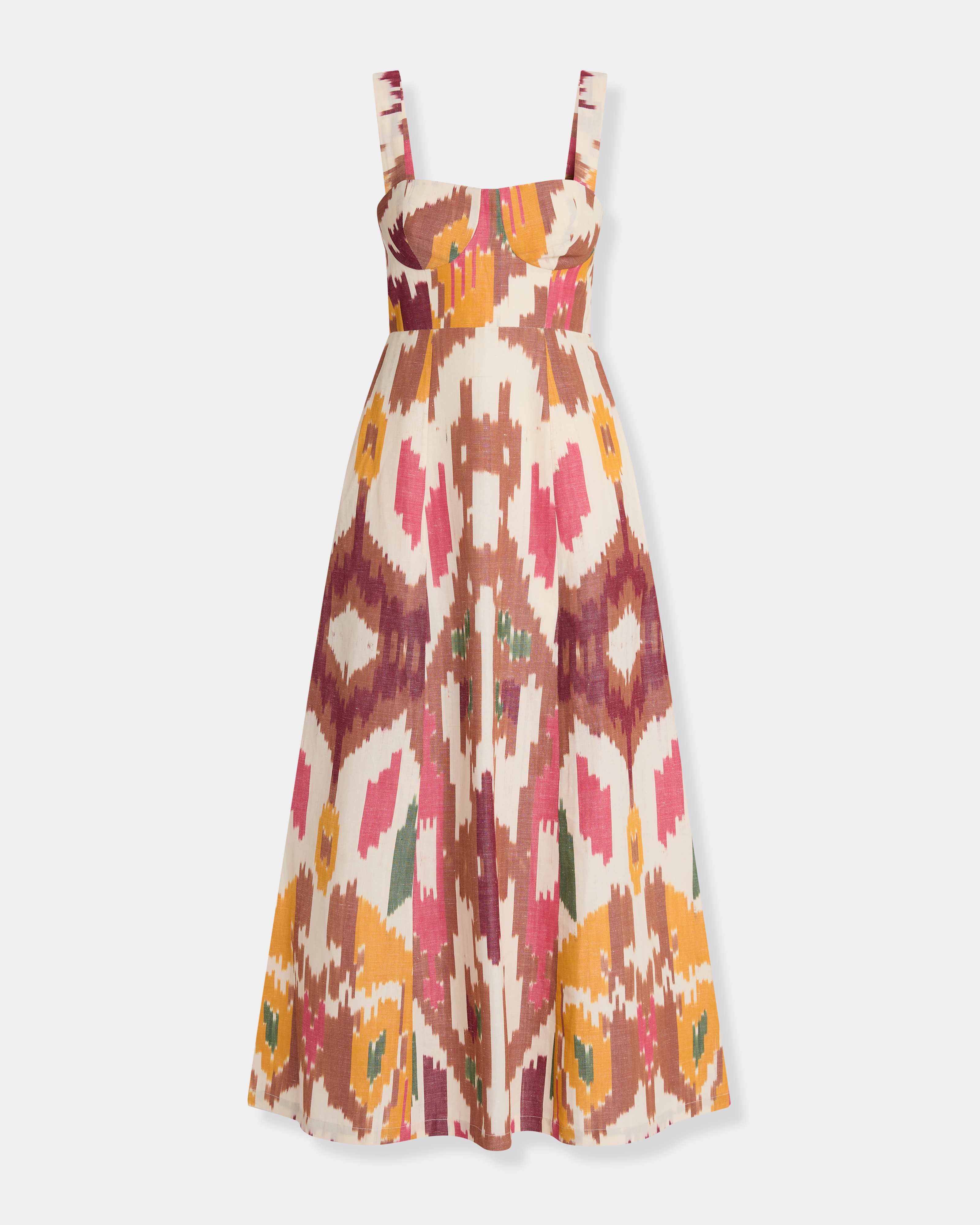 Azzurra Dress in Watercolor Ikat