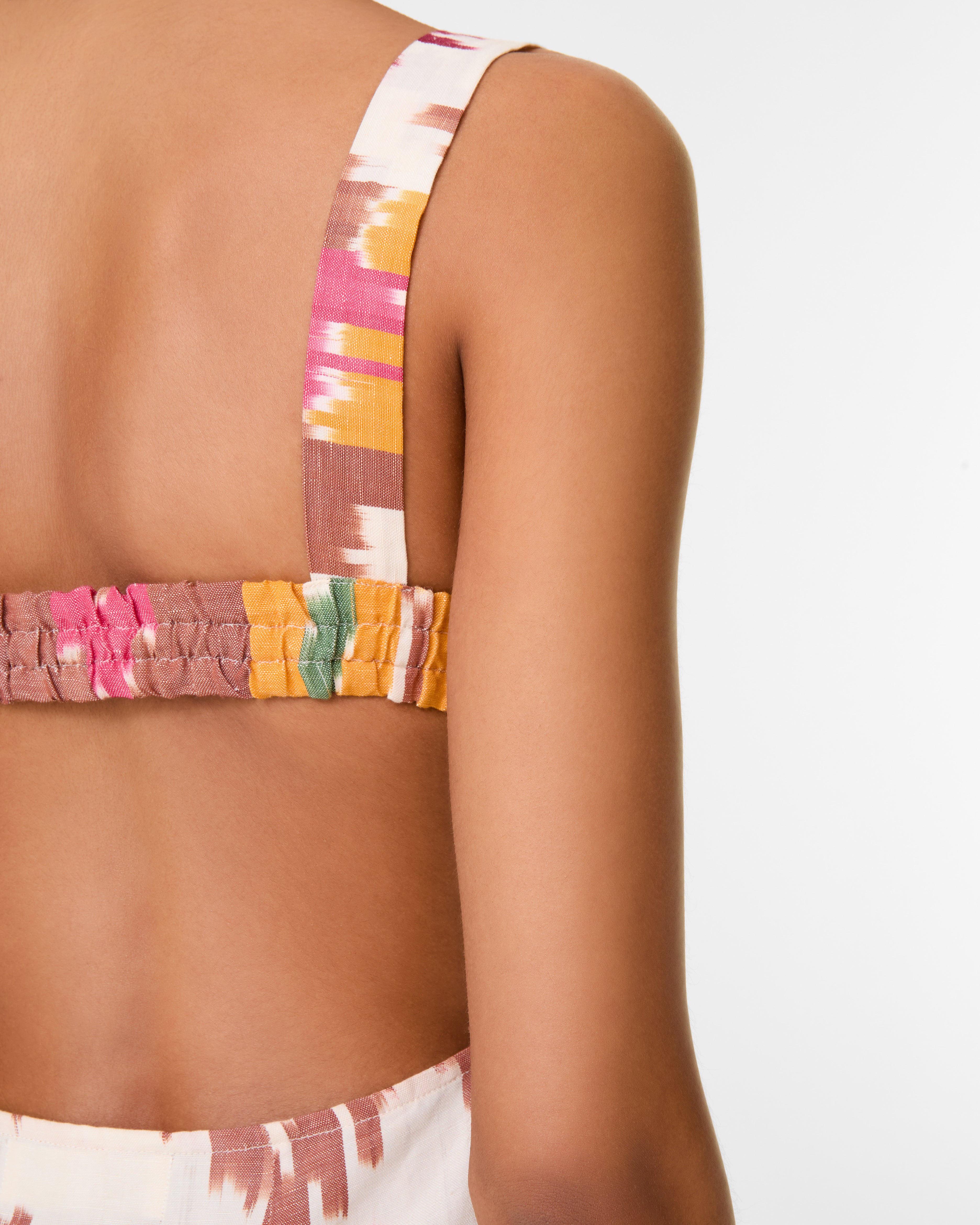 Azzurra Dress in Watercolor Ikat