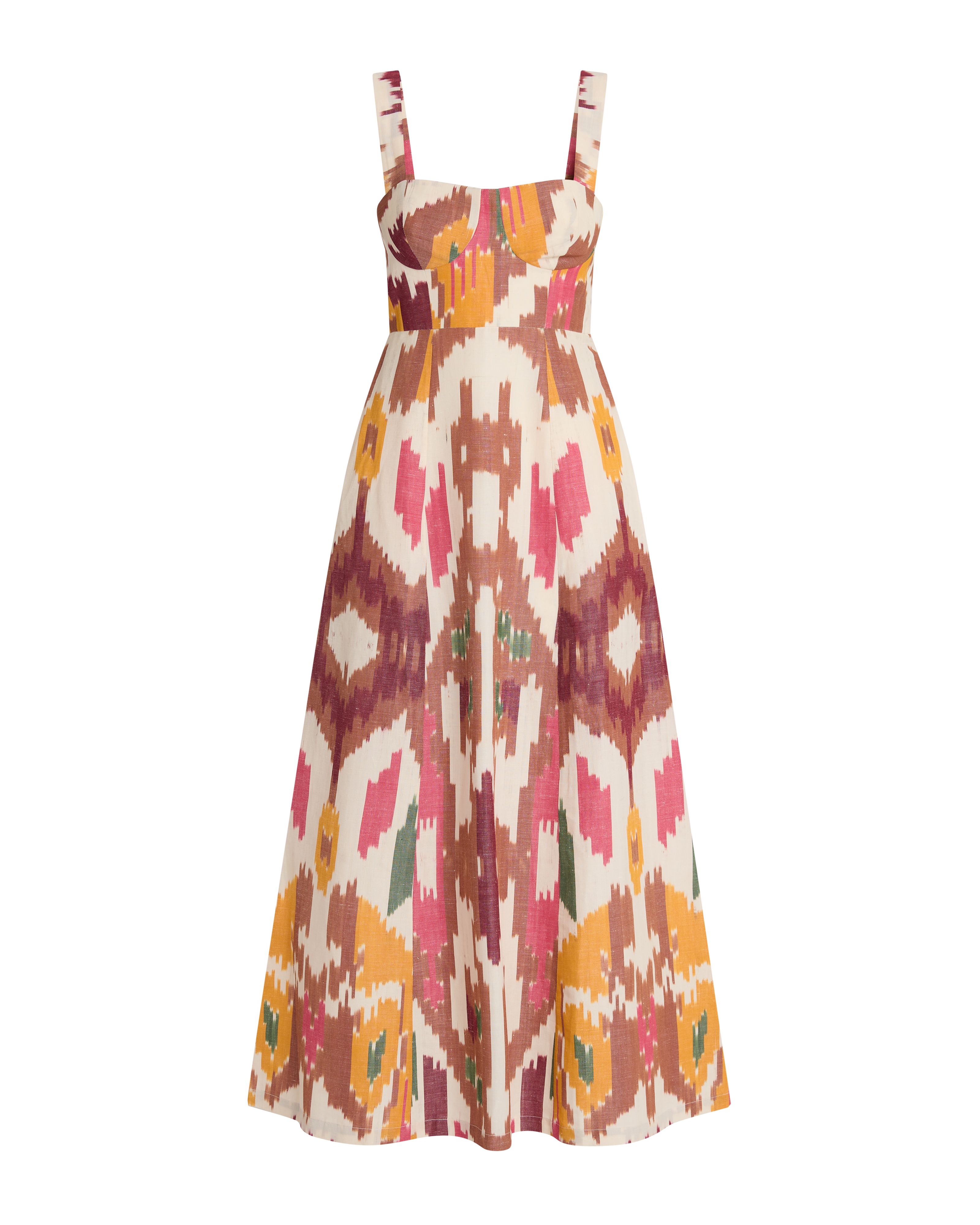 Azzurra Dress in Watercolor Ikat