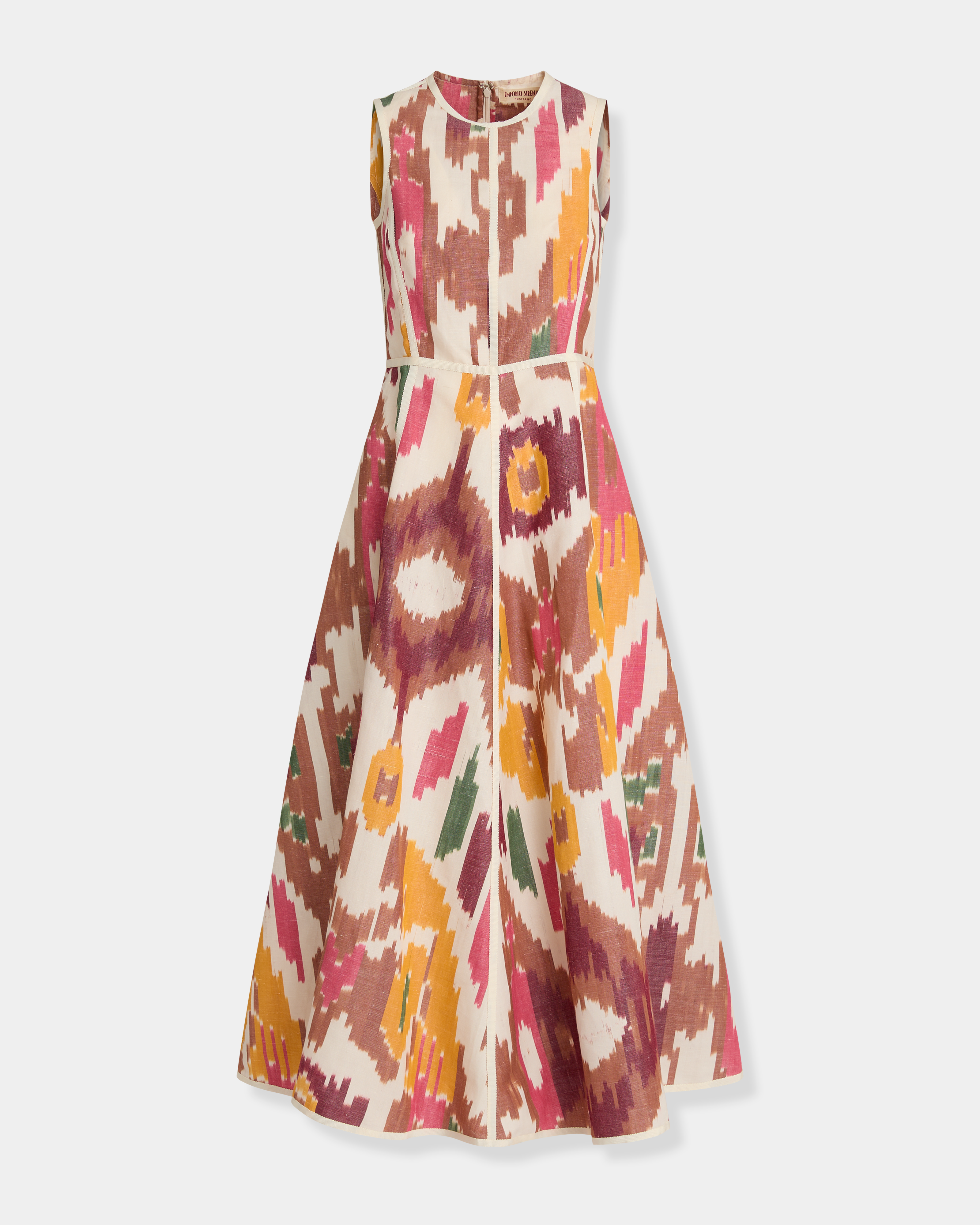 Clodette Dress in Watercolor Ikat
