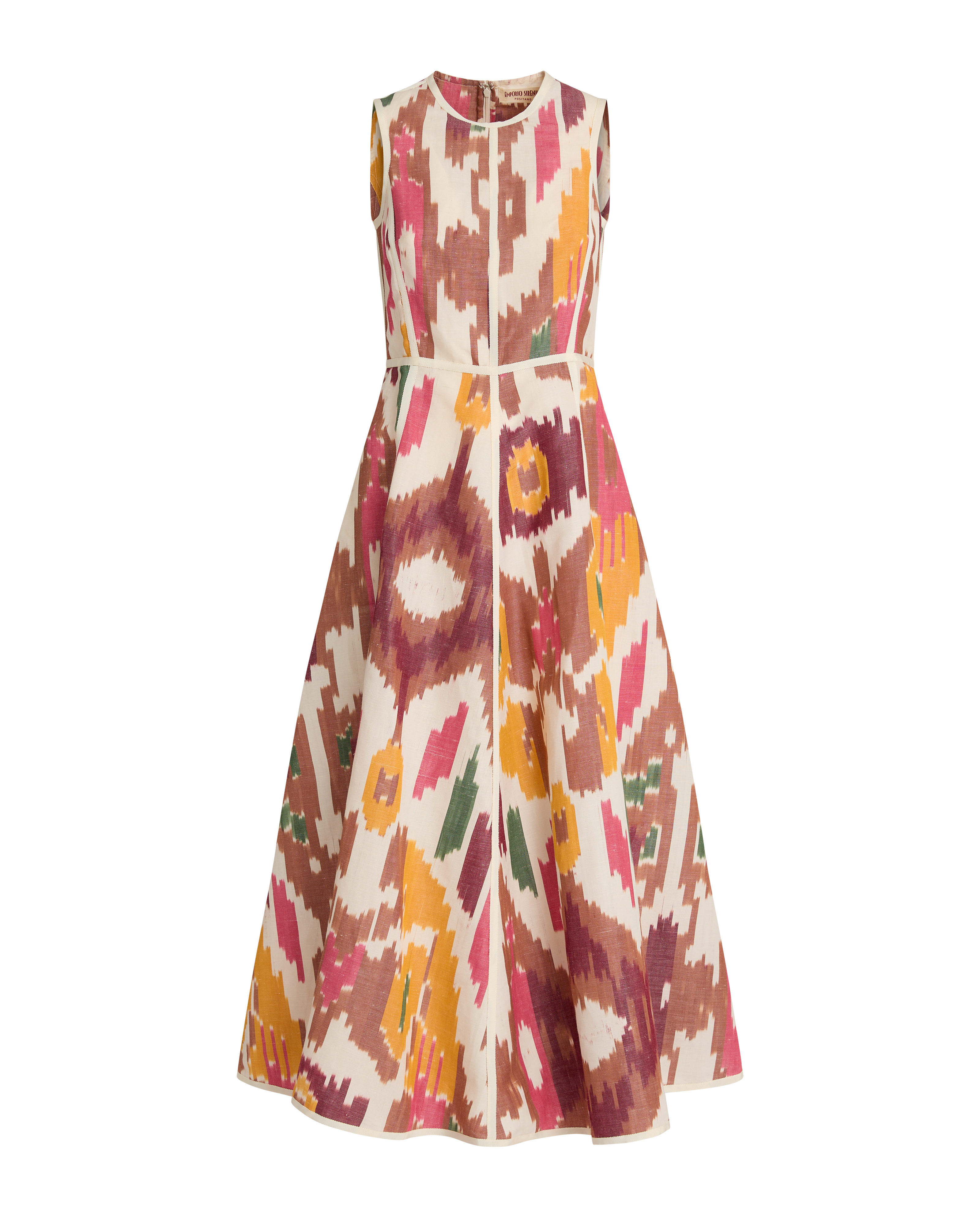 Clodette Dress in Watercolor Ikat
