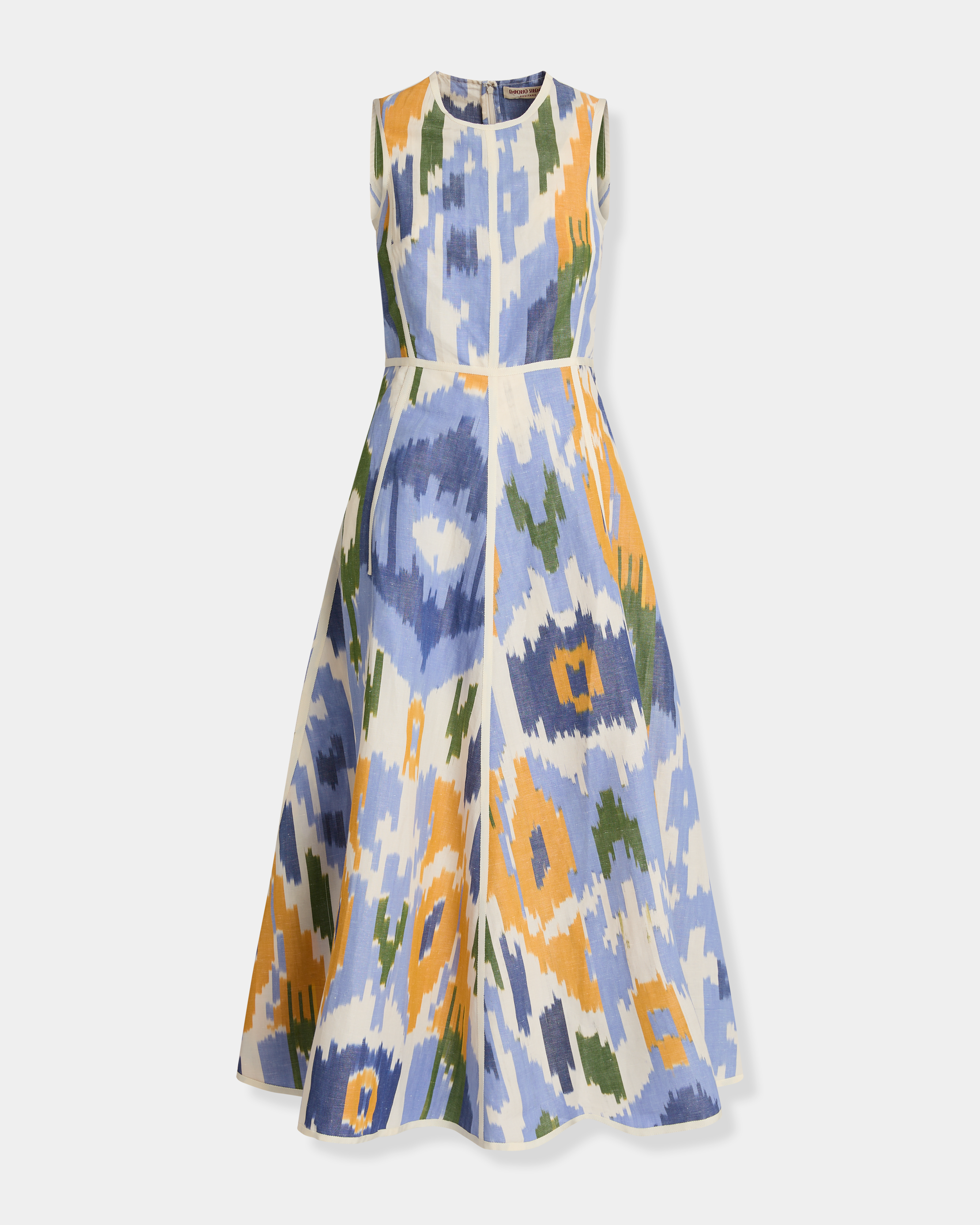 Clodette Dress in Watercolor Ikat