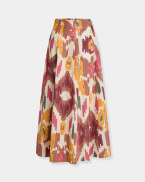 Kika Skirt in Watercolor Ikat