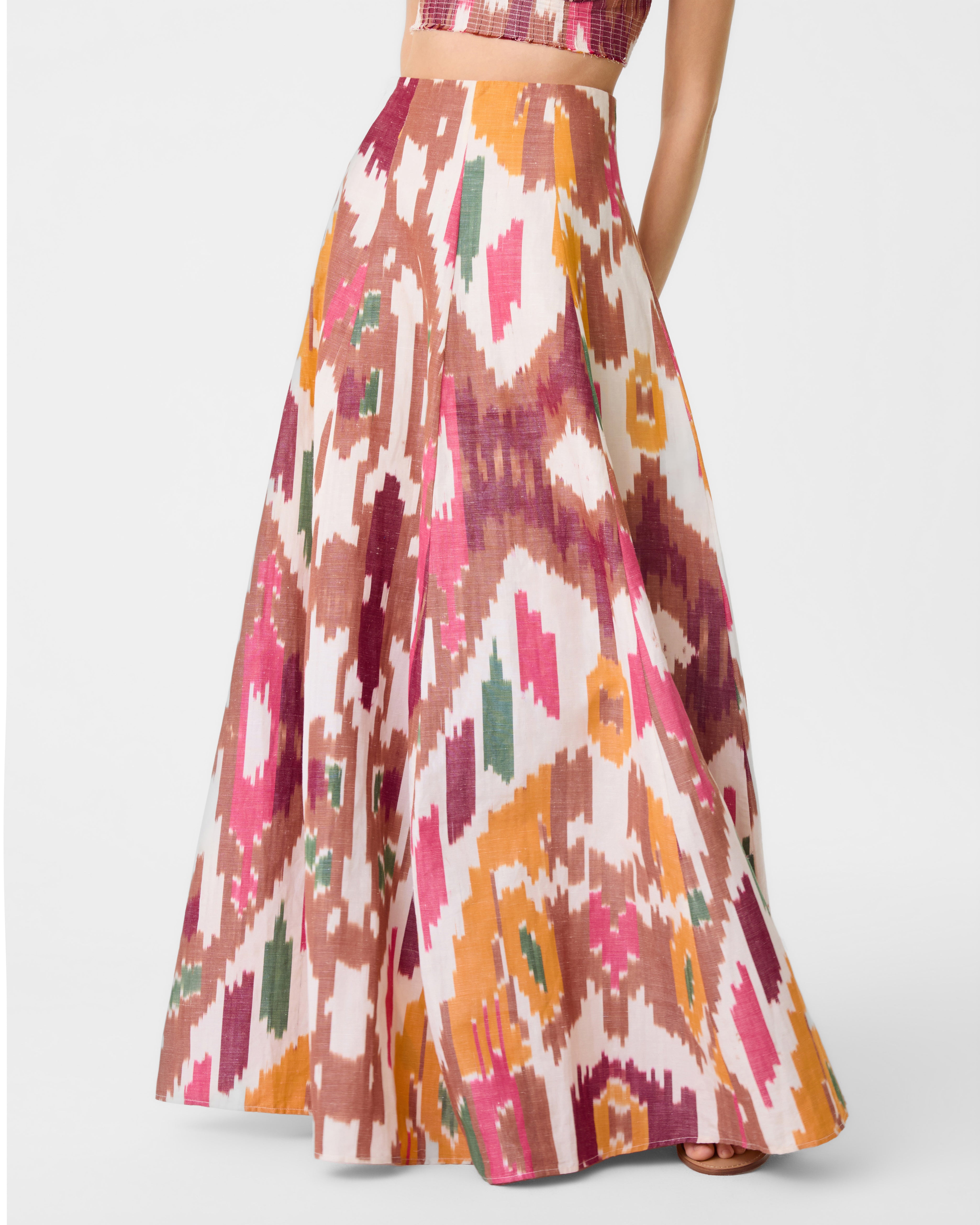 Kika Skirt in Watercolor Ikat