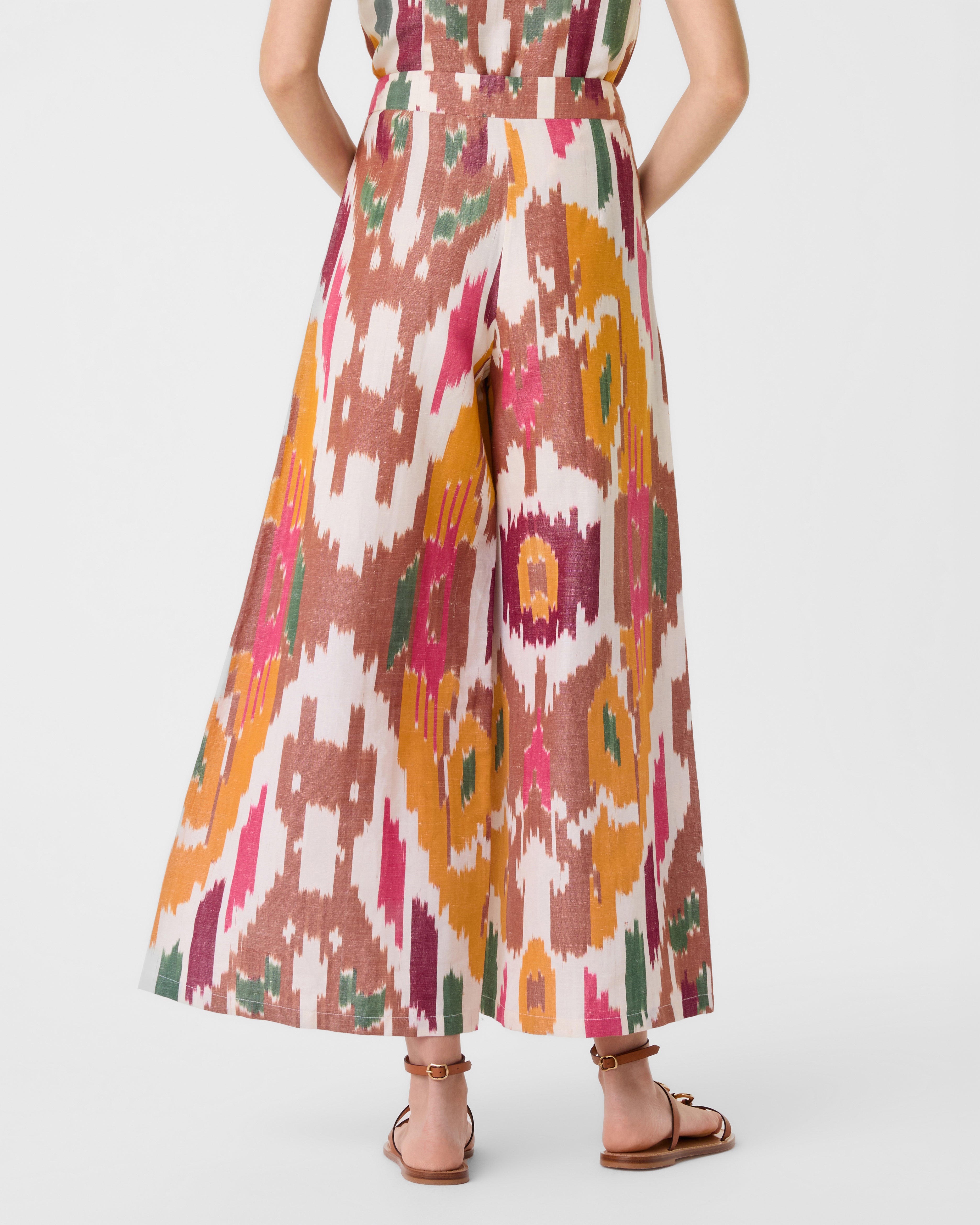 Adele Trousers in Watercolor Ikat