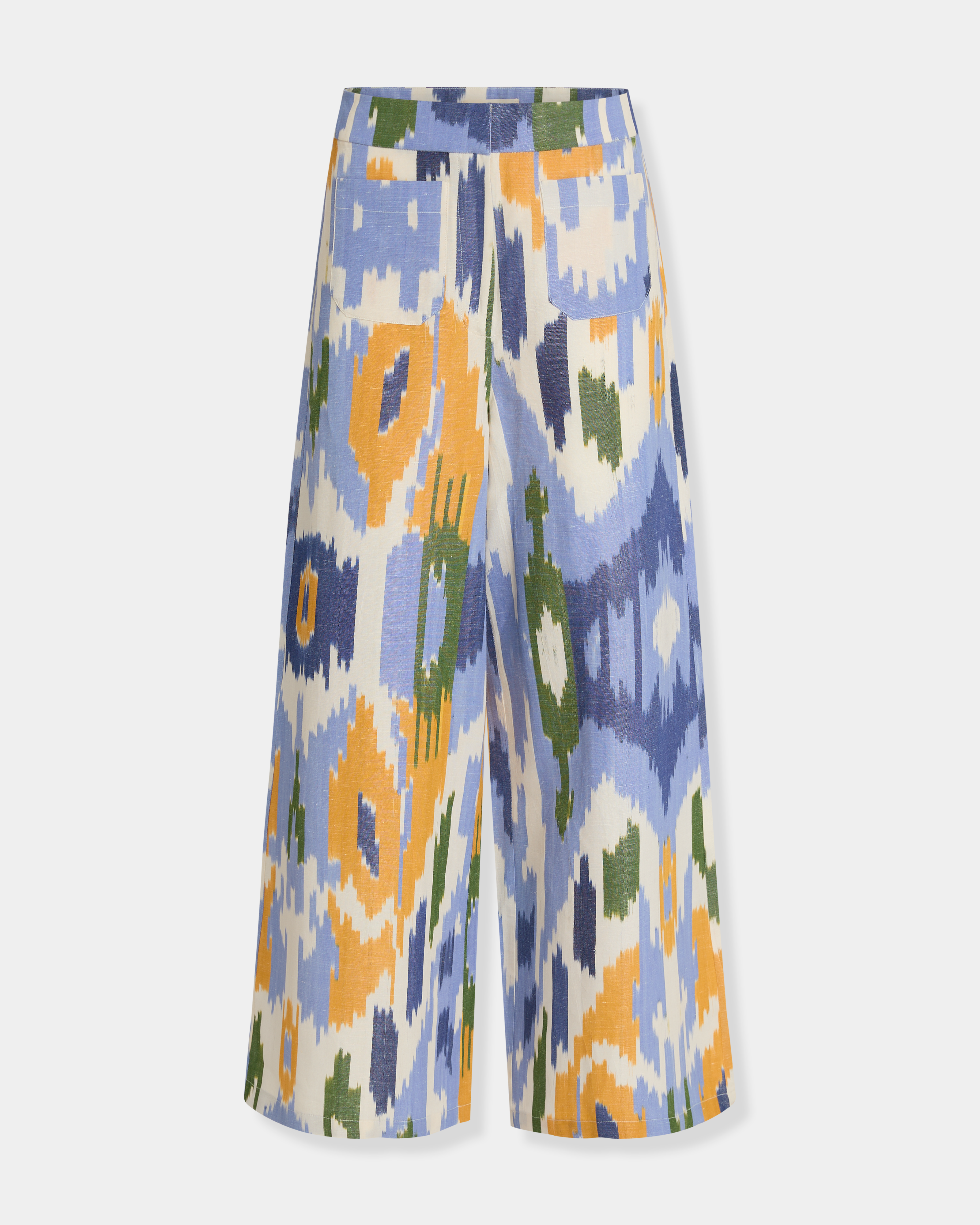 Adele Trousers in Watercolor Ikat