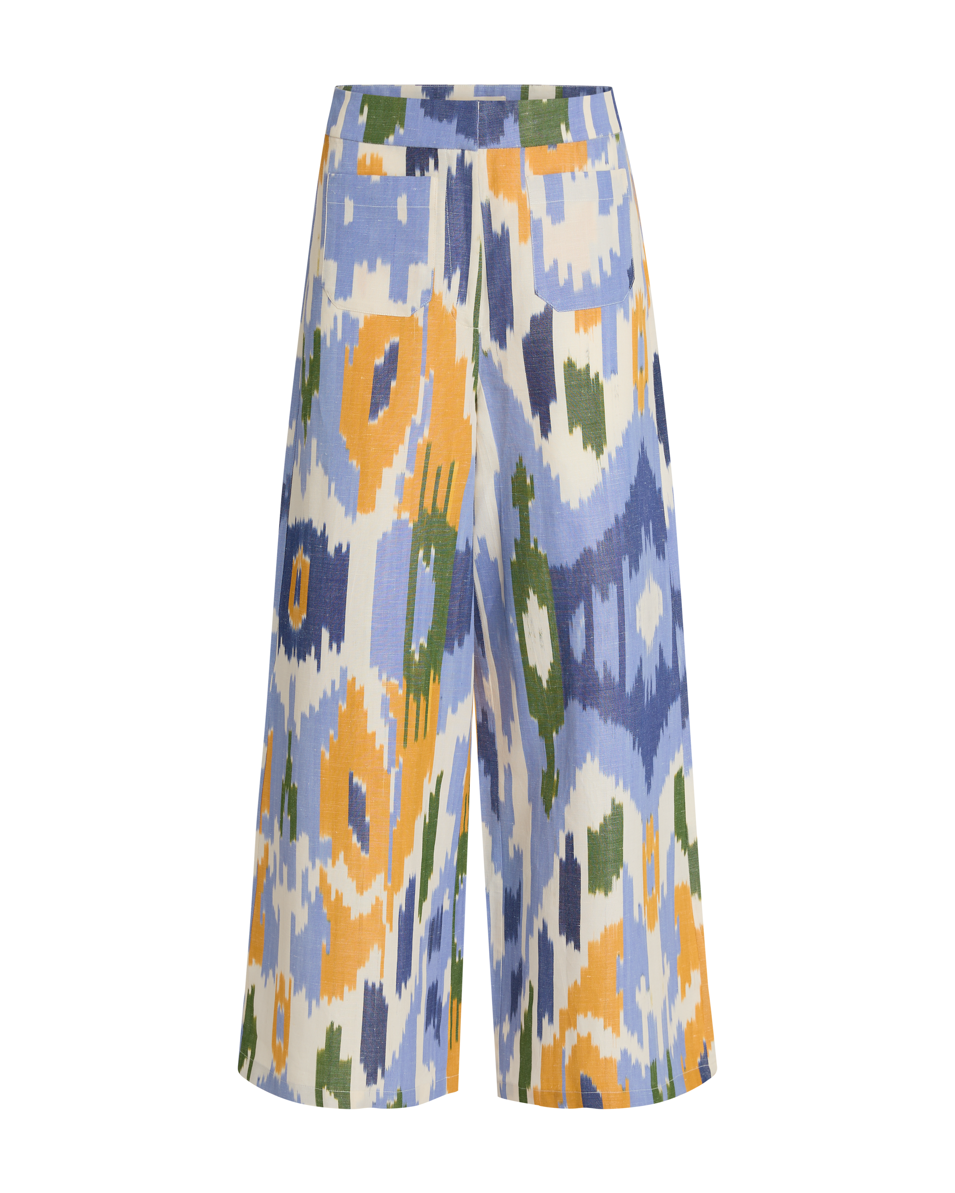 Adele Trousers in Watercolor Ikat