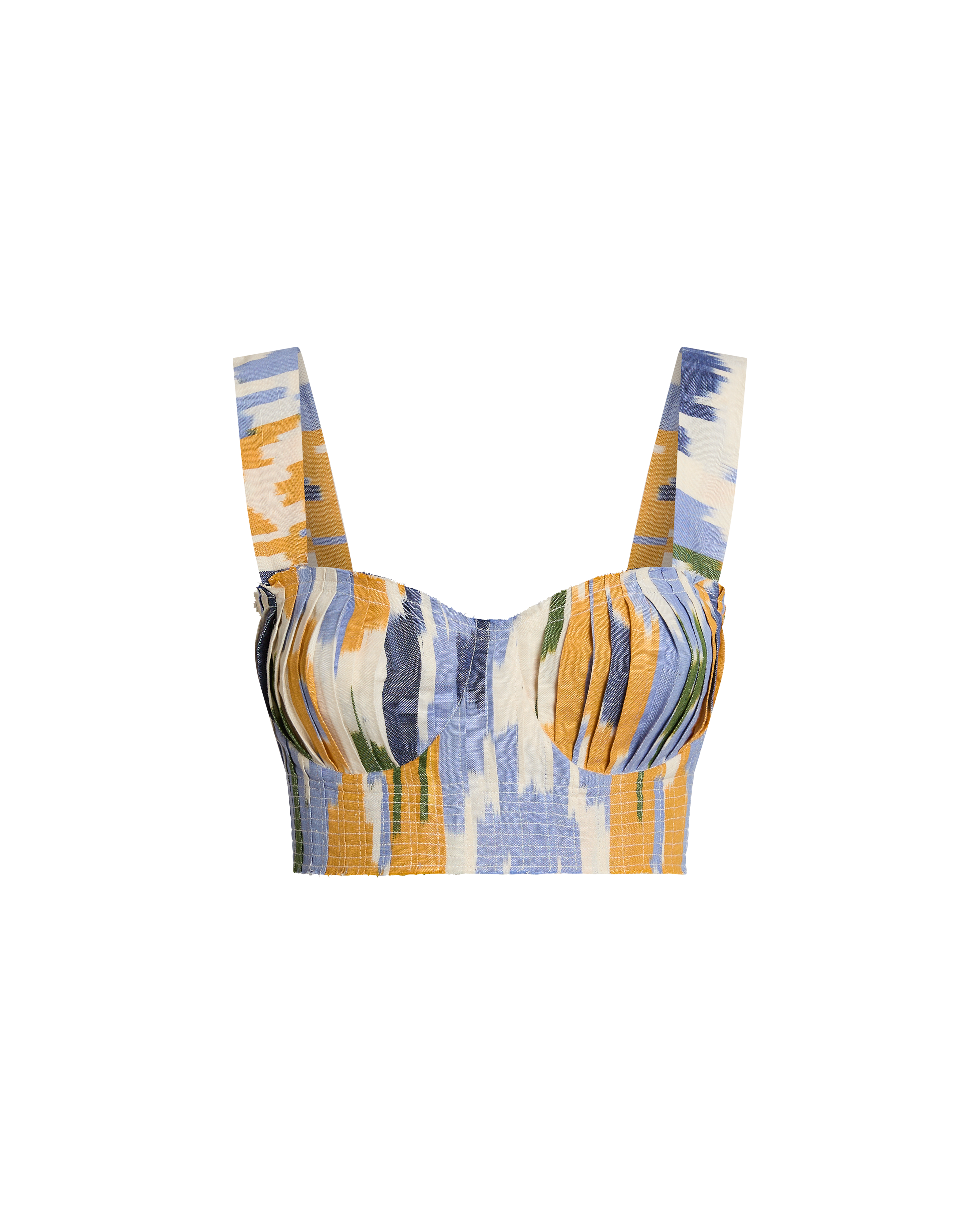 Dalia Top in Watercolor Ikat