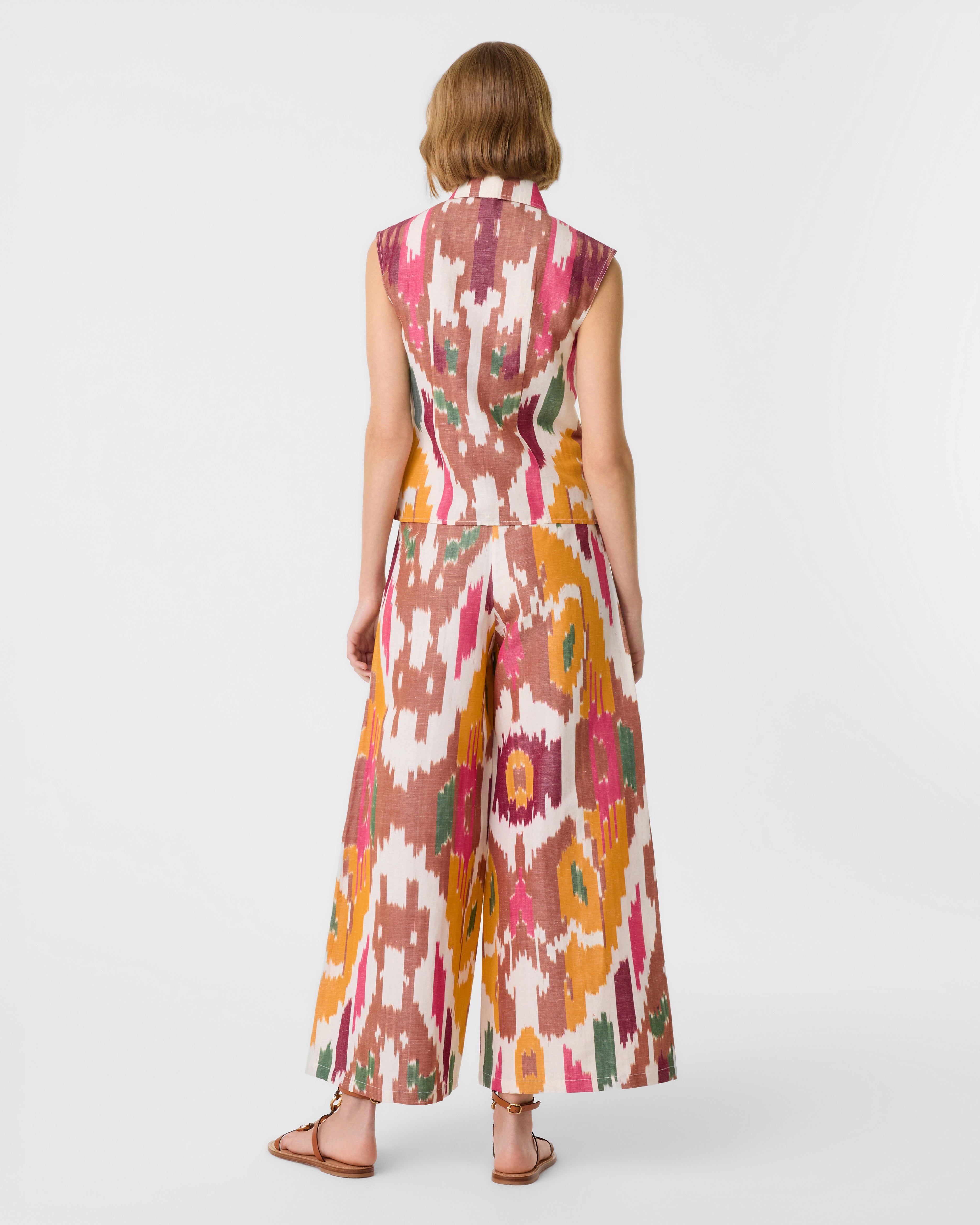 Ylenia Top in Watercolor Ikat