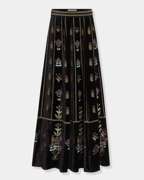 Camille Skirt with Agra Embroidery