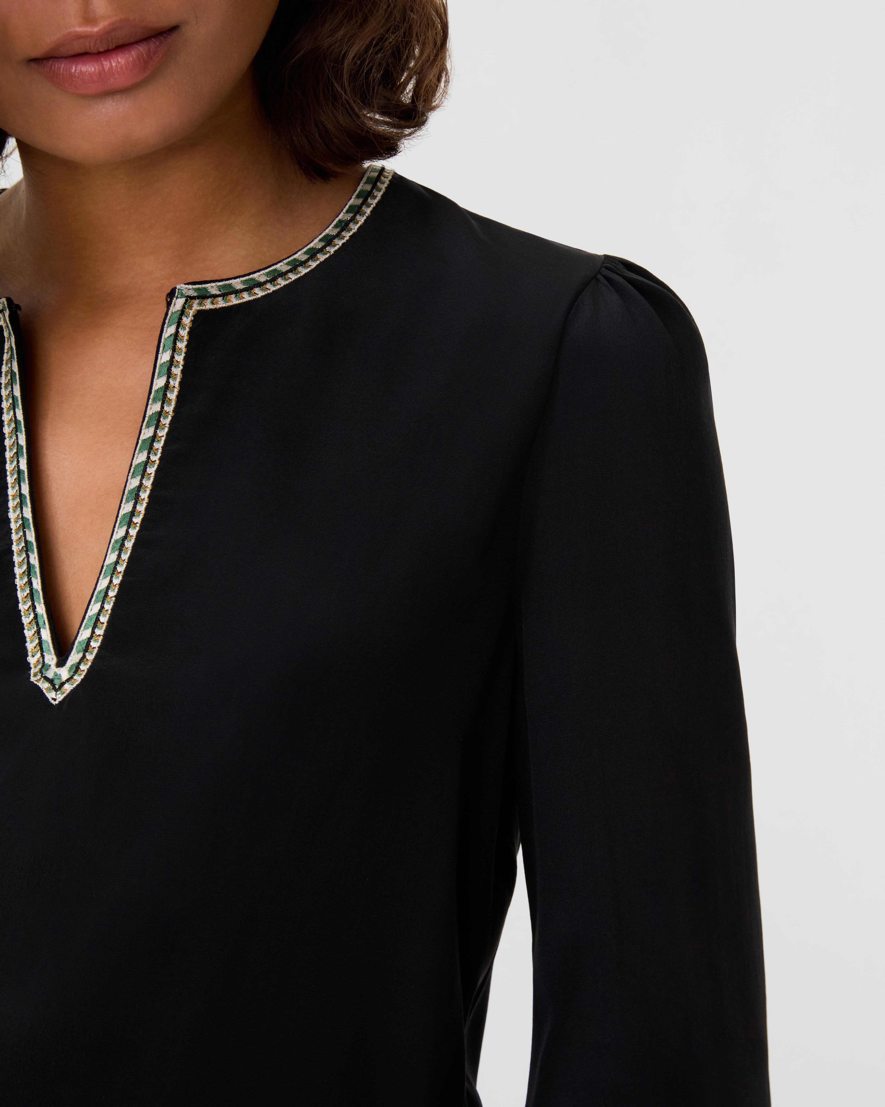 Vera Blouse with Agra Embroidery