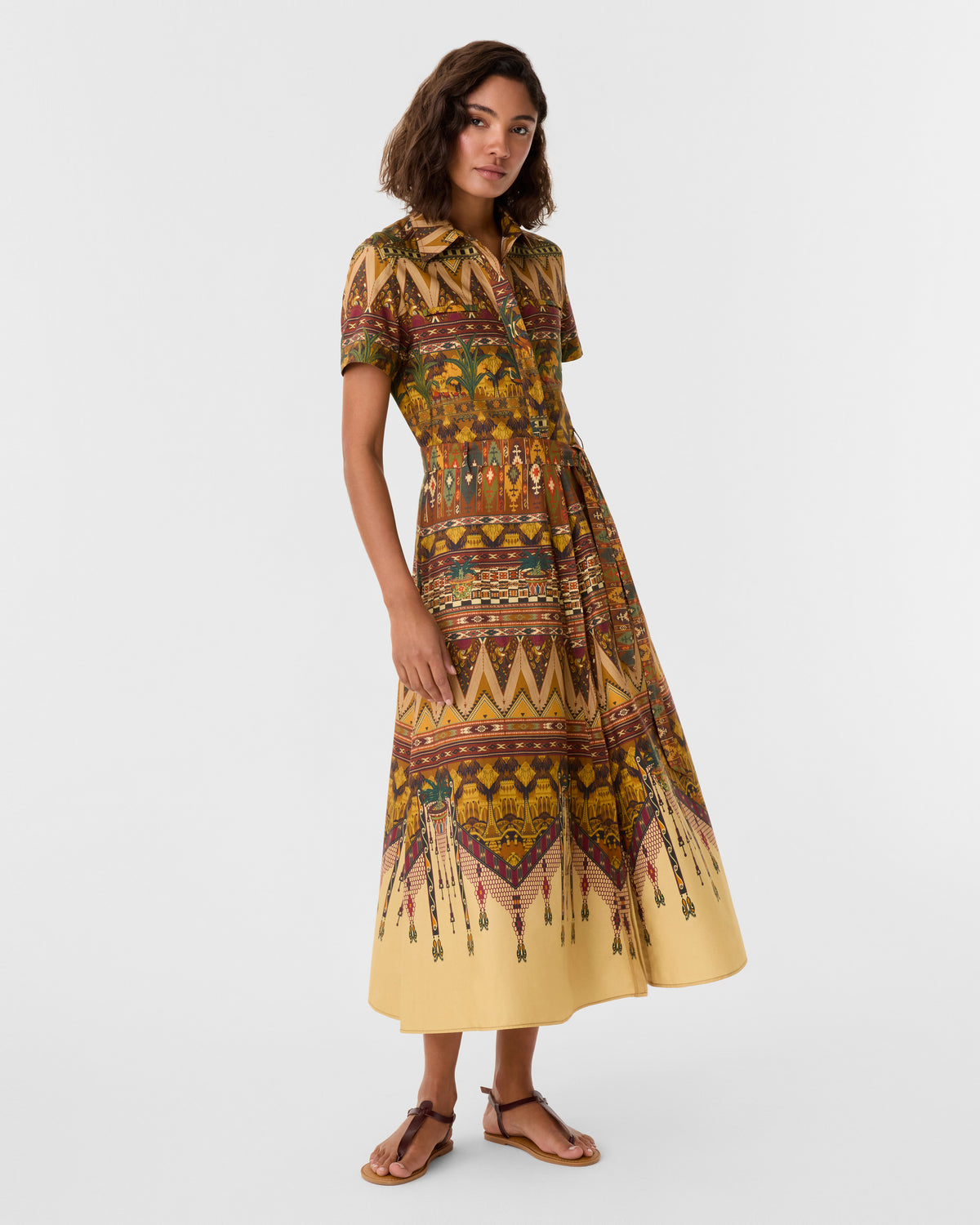 Giselle Dress in Desert Print