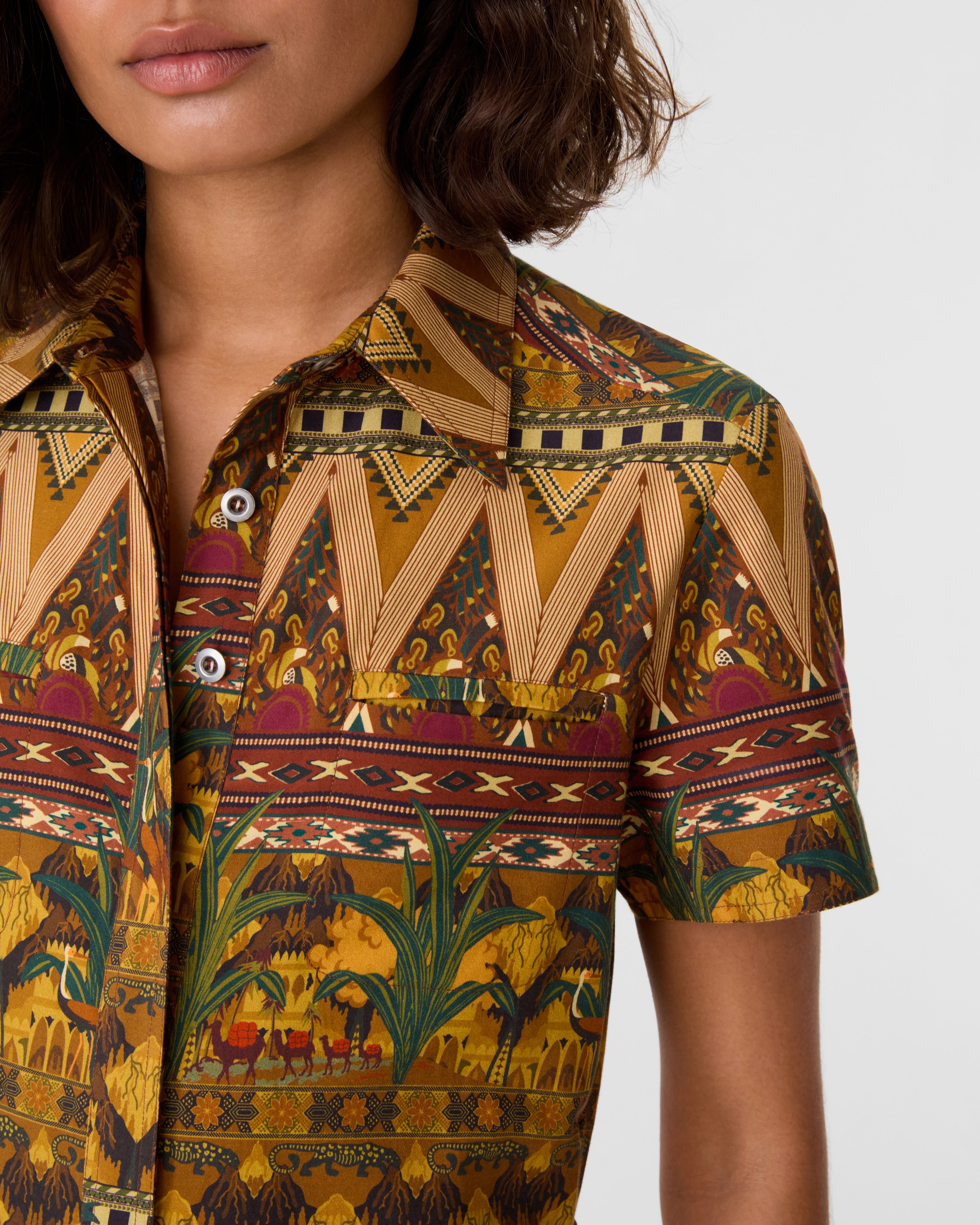 Giselle Dress in Desert Print