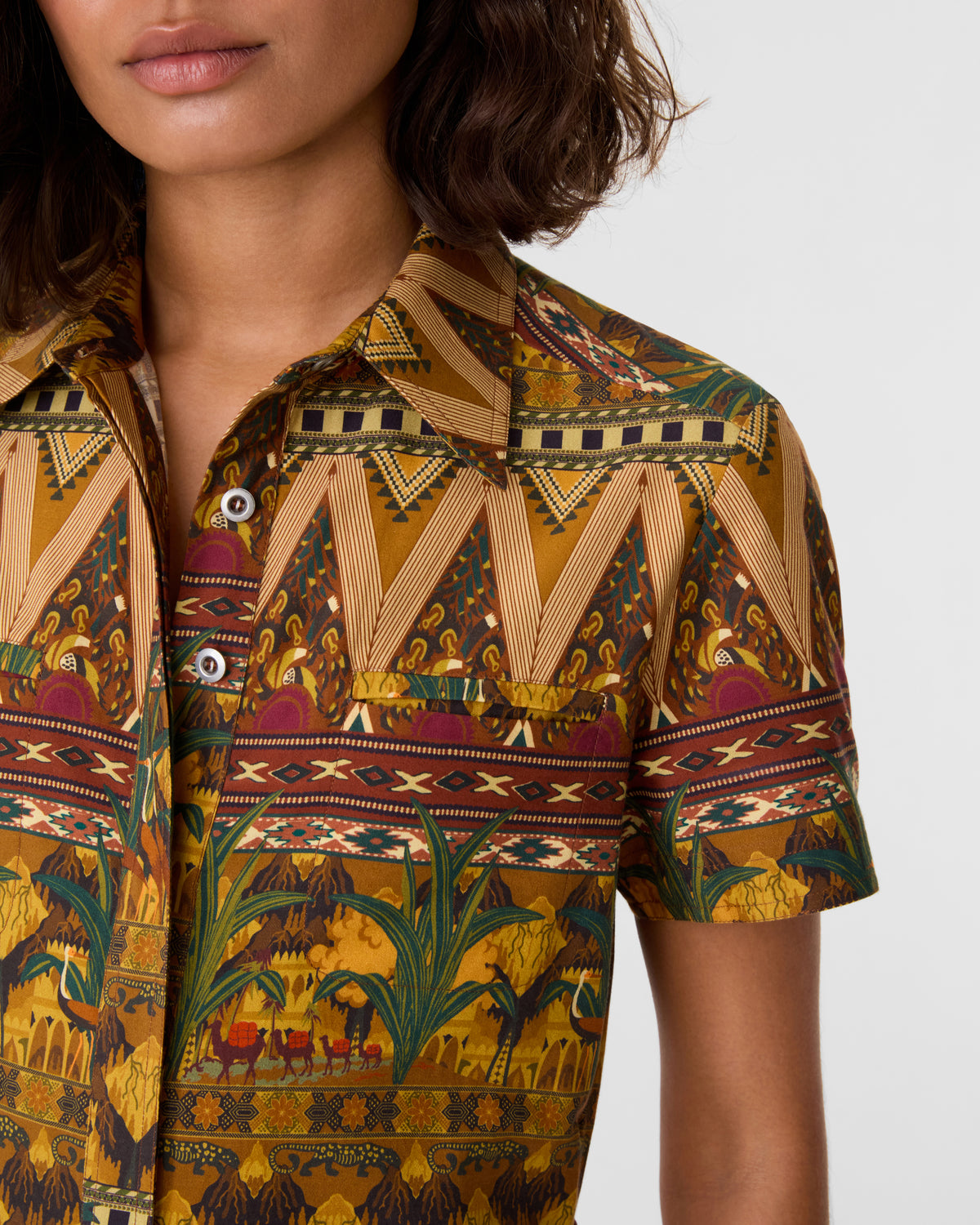Giselle Dress in Desert Print