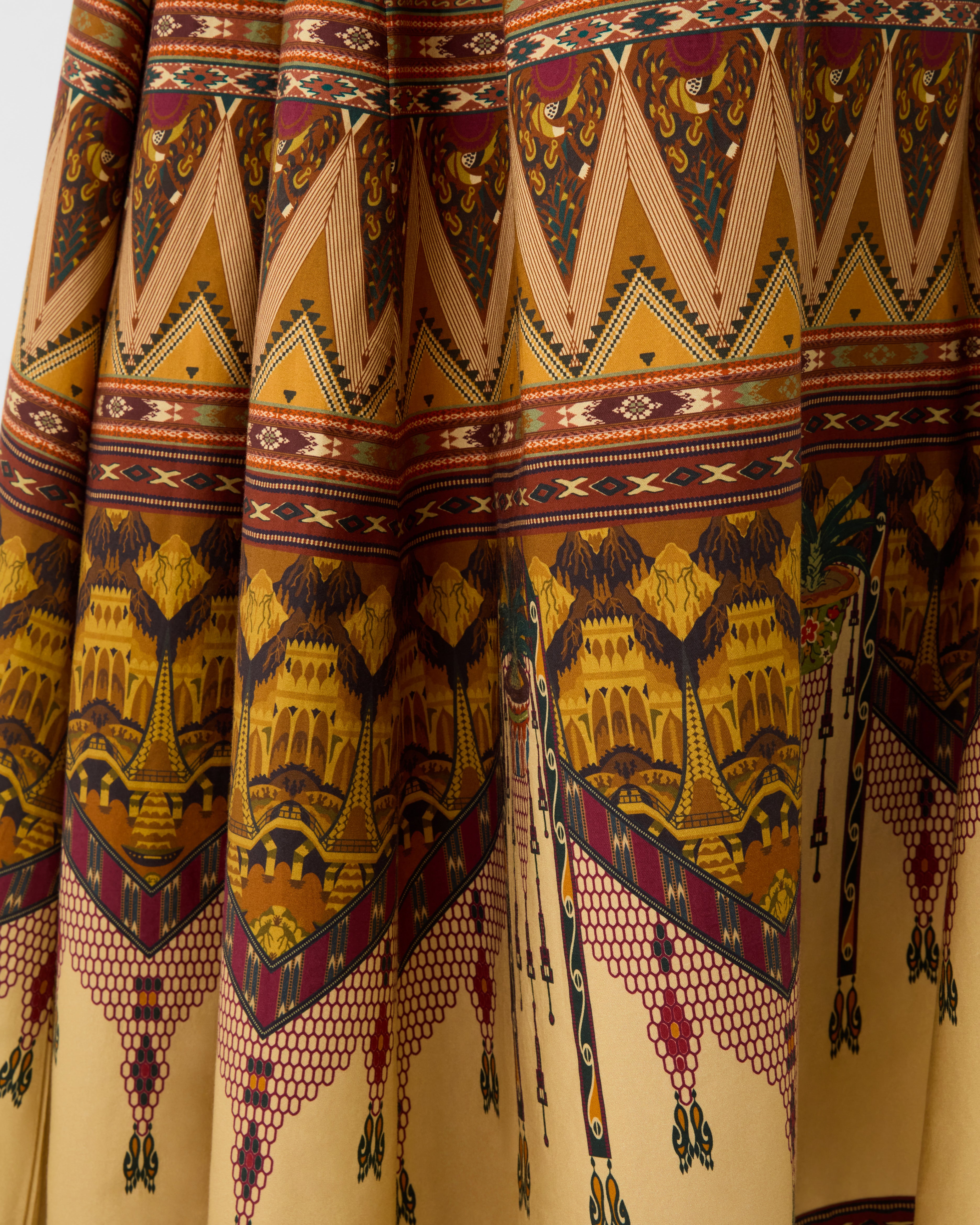 Ombretta Skirt in Desert Print