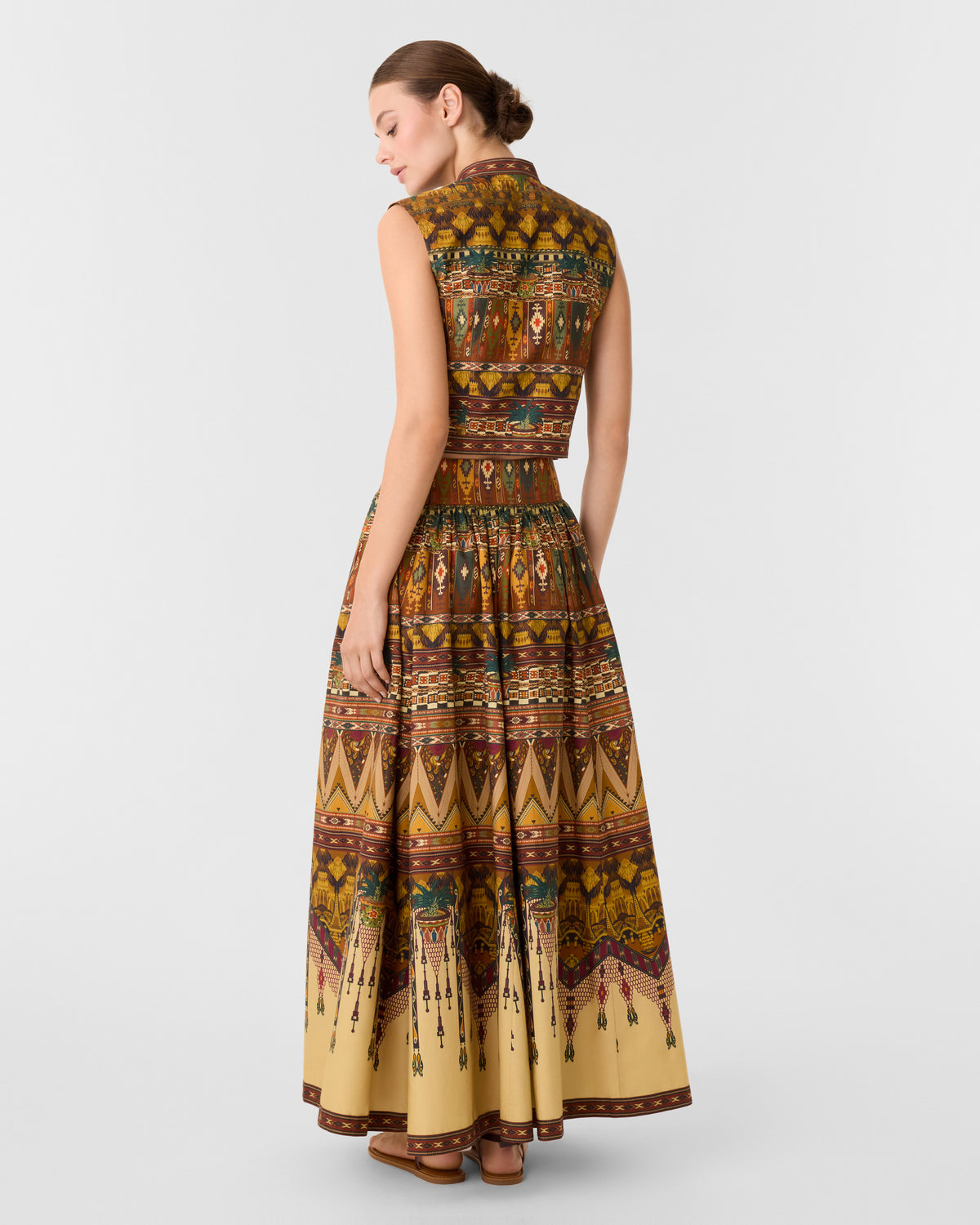 Ombretta Skirt in Desert Print