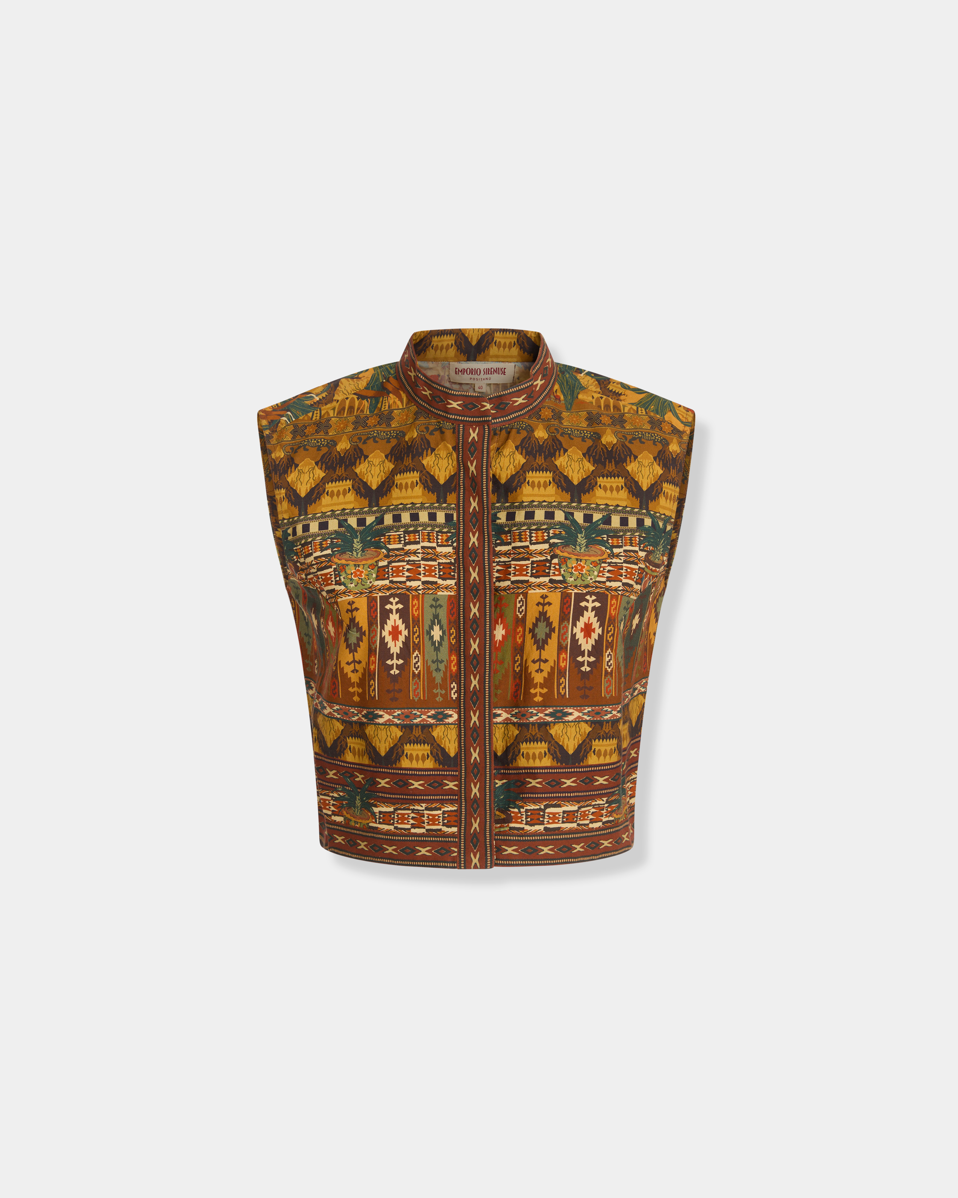 Andorra Top in Desert Print
