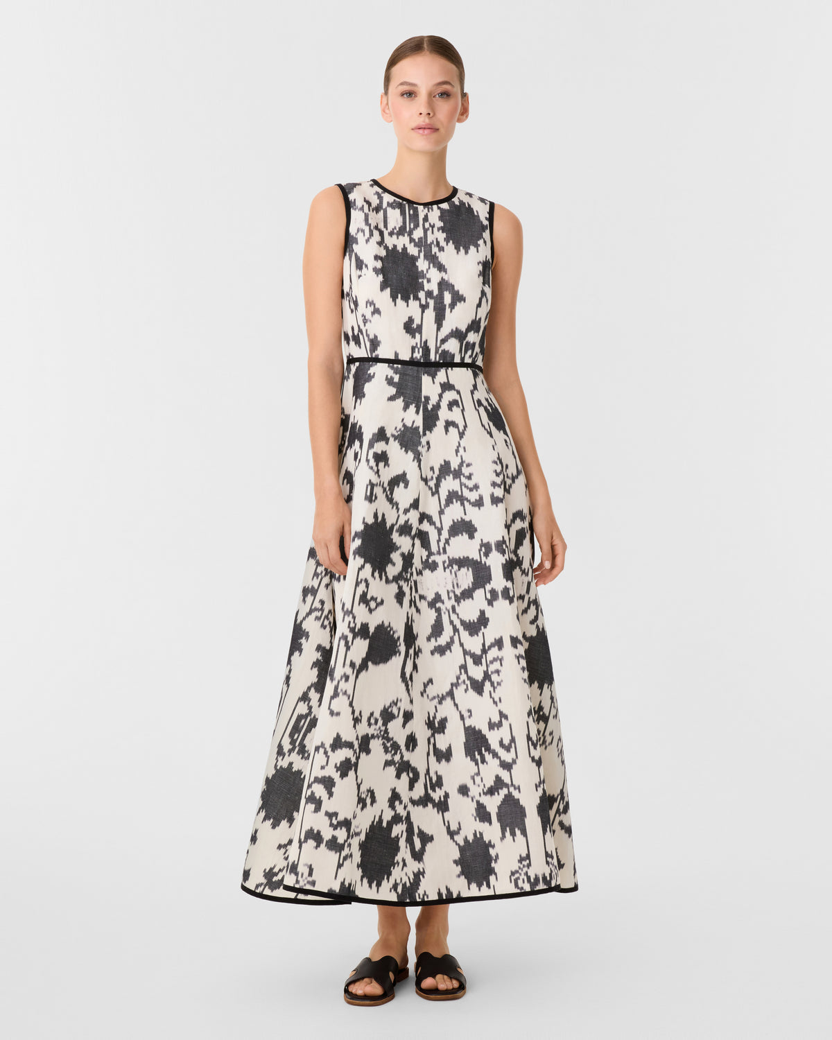 Clodette Dress in Ikat Blossom