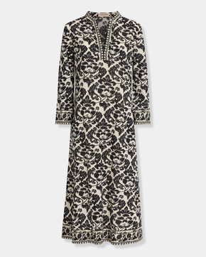 Giada Caftan in Lotus Flower Print