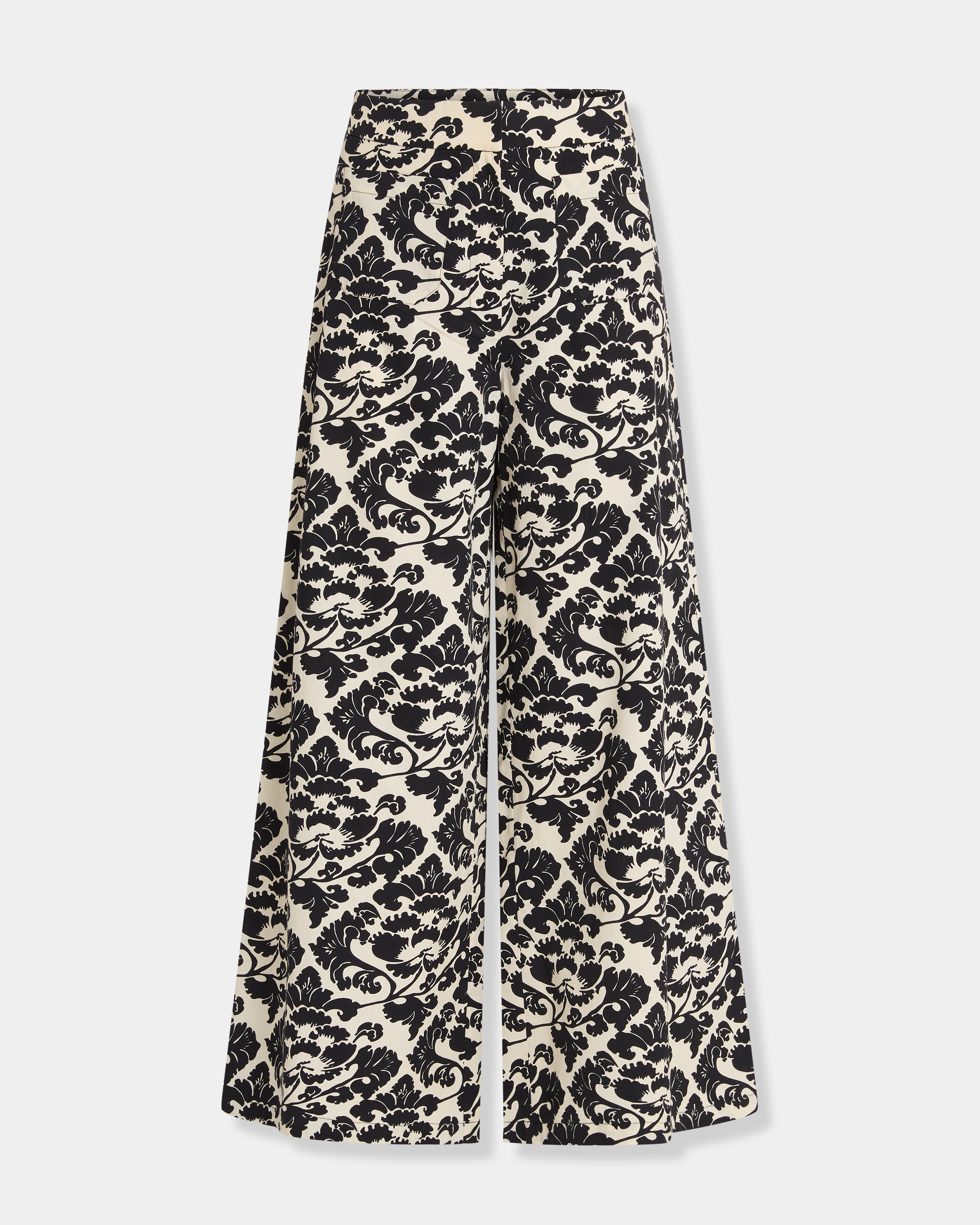 Adele Trousers in Lotus Flower Print