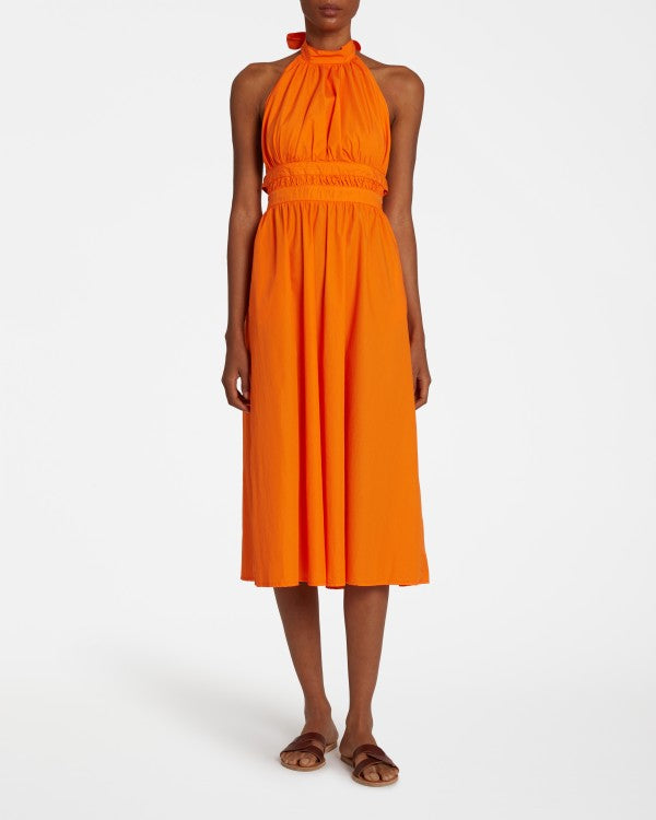 August Dress  Orange