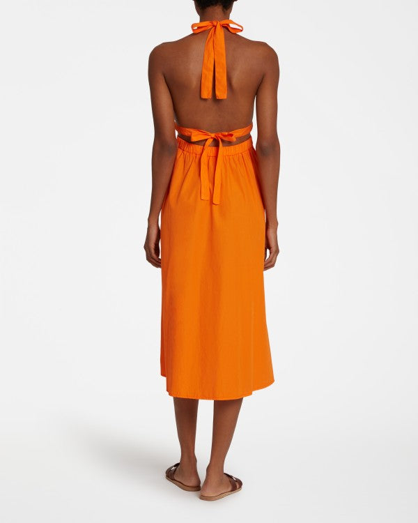 August Dress  Orange