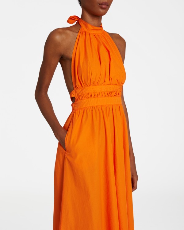 August Dress  Orange