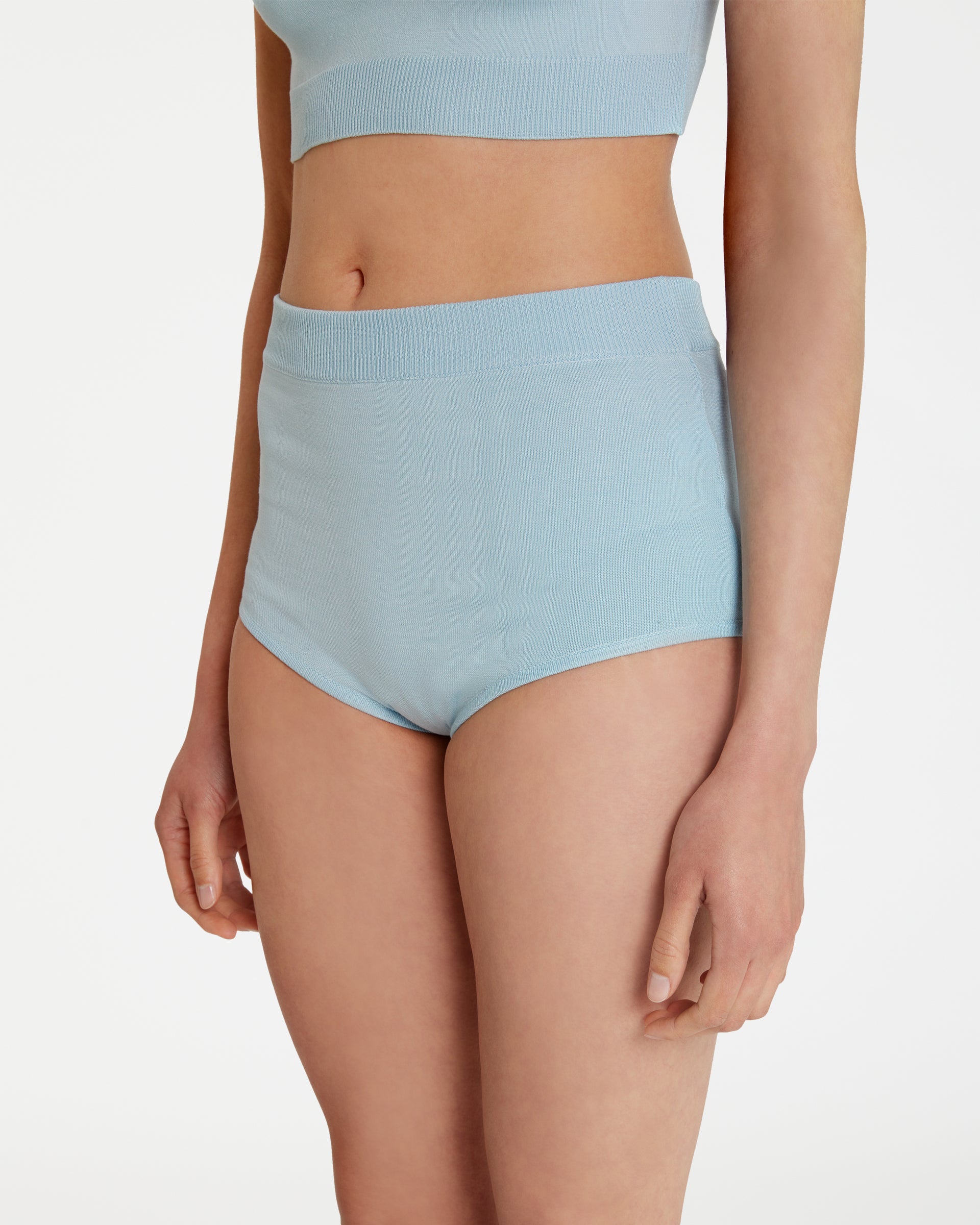 Fox Old Knit Culotte Turquoise