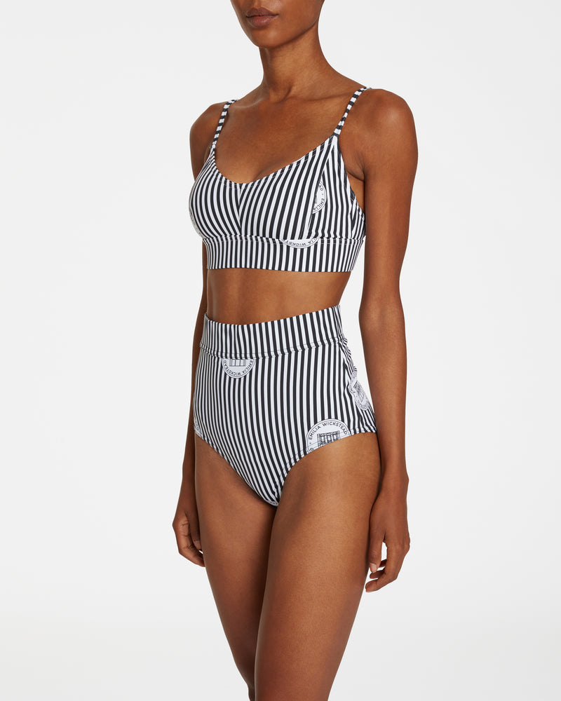 Pia Bikini Monogram Striped