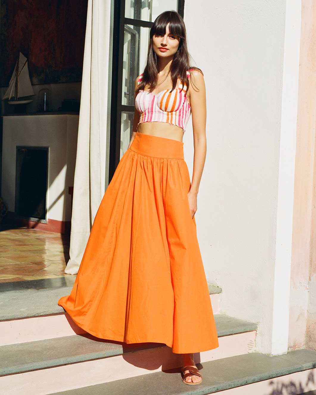 Thea Skirt Orange